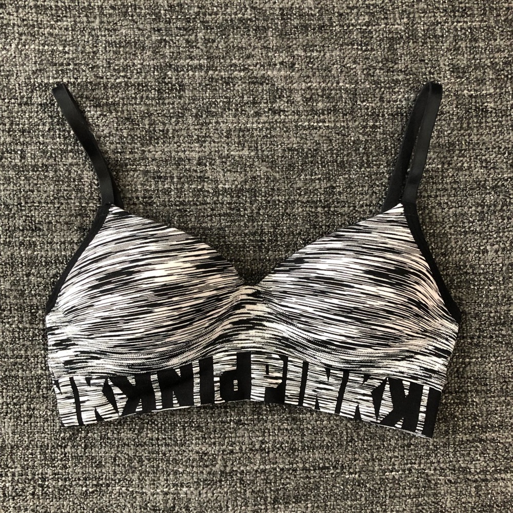Pink bra
